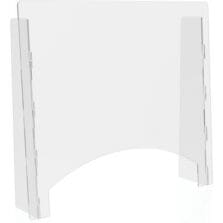 Safety Barrier, w/ Pass Through, 27"x6"x23-3/4", 2/CT, CL