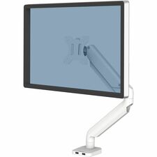 Monitor Arm, Single, 4-1/2"Wx19-1/2"Lx23-1/4"H, White