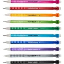 Mechanical Pencils, Write Bros, w/AttachedEraser, HB#2, SmudgeResist, Stronger, 0.9mm, 1 DZ, AST