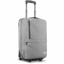 Carry-On Luggage, 14"Wx7"Lx22"H, Gray