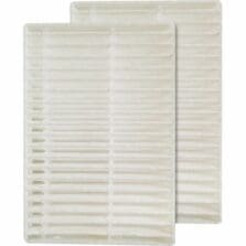 Air Filter, HEPA, 2-1/4"Wx3-1/4"Lx1/2"H, 2/PK, White