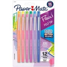 Pen, Flair, Medium Point, 12/PK, Assorted
