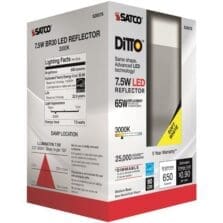 Bulb, LED, BR30, 7.5W, 3000K, WarmWhite, 6/BX, 2BX/CT