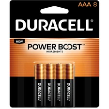 Batteries, AAA, Alkaline, 8/PK, 10PK/BX, Gold/Black
