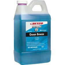 Deodorizer, Conc, Fast Draw, Ocean Breeze, 2Liter, Turquoise