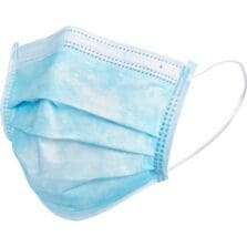 Face Masks, f/Child, w/Ear Loops, 5.7"x3.7", 50/BX, Blue