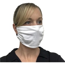 Masks, w/Ear Loops, 8-3/4"x5-3/8", 50/PK, White