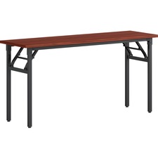 Training Table, Folding, 60"x18"x30", Mahogany