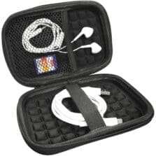 Mobile Storage Case, Small, 1-1/2"Wx4-1/2"Lx6-3/4"H, Black