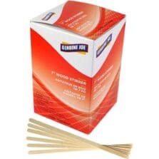 Stirrer, Wooden, 7"L, 1000/BX, Woodgrain