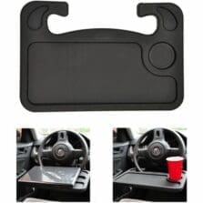 Steering Wheel Desk, 11"Wx16-1/2"Lx9/10"H, Black