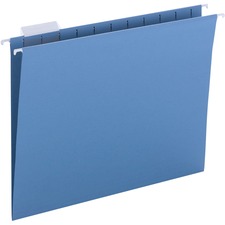 File Folder, Hanging, 10-1/5"x13-3/10"x2-3/10", 25/BX, Blue