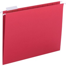 File Folder, Hanging, 10-1/5"x13-3/10"x2-3/10", 25/BX, Red