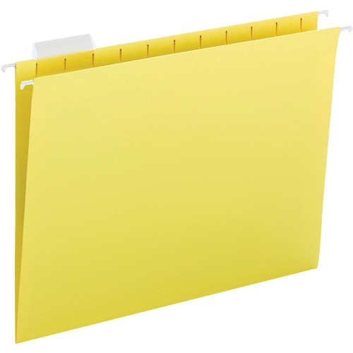 File Folder, Hanging, 10-1/5"x13-3/10"x2-3/10", 25/BX, YW