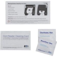 POS Thermal Printer Cleaning Kit, Single-Use, 3", Assorted