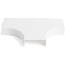 Tee Fitting - White - 2.60" Length - Acrylonitrile Butadiene Styrene (ABS) - 20 / Pack - TAA Compliant