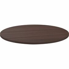 Conference Tabletop, Box 1/2, Round, 42" Dia, Espresso