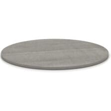 Conference Tabletop, Box 1/2, Round, 42" Dia, Weathered CCL