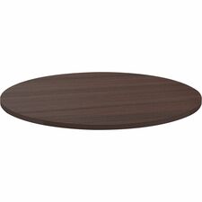Conference Tabletop, Box 1/2, Round, 48" Dia, Espresso