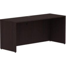 Credenza Shell, Laminate, 66"x24"x29-1/2", Espresso