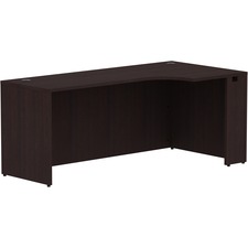 Right Corner Credenza, 72"x36"x24"x29-1/2", Espresso