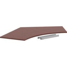 Tabletop,Workstation, 120-degree, 47-1/4"x34-1/8"x1", MY
