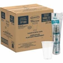 Cups, f/Cold Drinks, PET, 10oz, 50/PK, 20PK/CT, Clear