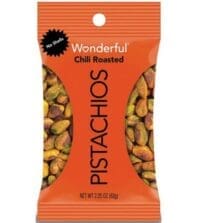 Pistachios, Chili, 2.25 oz, 3-7/10"x1-1/10"x6-2/5", 8/BX, MI