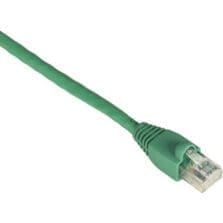 10 ft Category 6 Network Cable for Patch Panel, Wallplate, Network Device - First End: 1 x RJ-45 Network - Male - Second End: 1 x RJ-45 Network - Male - 1 Gbit/s - Patch Cable - Gold Plated Contact - CM - 24 AWG - Green - 1 Each