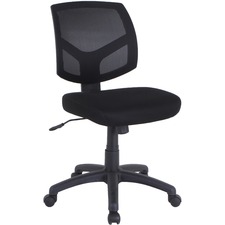 Task Chair, Mesh Back, 25-1/8"x17-3/8"x34"-38-3/4", BK
