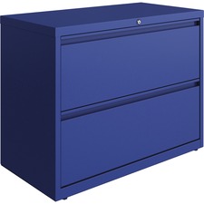 Lateral File, 2-Drawer, 36"x18-5/8"x28", Blue