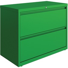 Lateral File, 2-Drawer, 36"x18-5/8"x28", Green