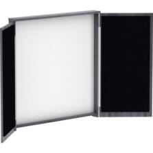 Presentation Cabinet, 47-1/4"x4-3/4"x47-1/4", Weathered CCL
