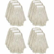 Mophead, 4-Ply, Narrow Band, Cut End, 20 oz, Natural