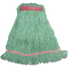 Wet Mop, Narrow Band, Blend, Looped, 12oz, Large, Green
