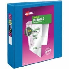 View Binder, Slant Ring, DuraHinge, 2" Cap, 6/CT, Dark Blue