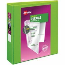 View Binder, Slant Ring, DuraHinge, 2" Cap, 6/CT, Green