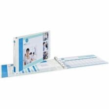View Binder, Slant Ring, 1-1/2" Cap, 11"x17", 6/CT, White