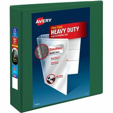View Binder, Hvy-dty, EZD Ring, 2" Cap, 6/CT, Green