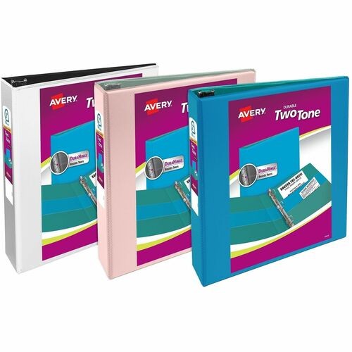 View Binder, 2-Tone, 2" Cap, f/8-1/2"x11" Sht, 6/CT, AST