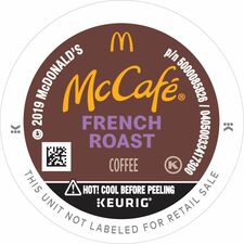 Coffee, French Roast, K-Cup, 24/BX, Brown
