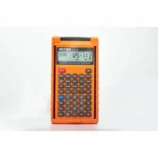 Calculator,Construction Work, 3-1/2"x4/5"x6-1/2", Orange