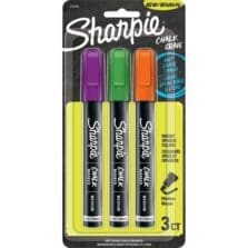 Marker, Wet Erase, Chalk, Medium, 3/PK, GN/OE/Violet