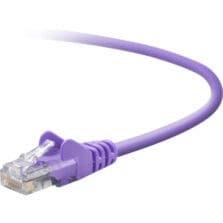 6 ft Category 5e Network Cable - First End: 1 x RJ-45 - Male - Second End: 1 x RJ-45 - Male - Patch Cable - Purple - 1 Each