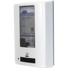 Dispenser, Touchless/Manual, f/1.3L Soap/1.2L Sanitizer, WE