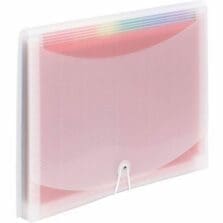 File, Expanding, Poly, 13 Pockets, 13"x9-1/2", 12/CT, CL