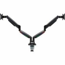 Monitor Arm, Dual, Fully Articulating, 6-7/10"-19-9/10"H, BK