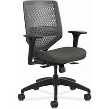Task Chair, Mesh Back, 29-3/4"x29"x42", CCL Back/Ink Fabric