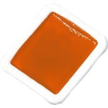 Watercolor Refills, Half-Pan, Semi-Moist, 1 DZ, Orange