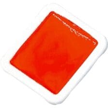 Watercolor Refills, Half-Pan, Semi-Moist, 1 DZ, Red Orange